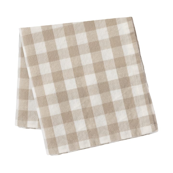 Ernst tafelkleed geruit 145x340 cm, Beige-wit ERNST