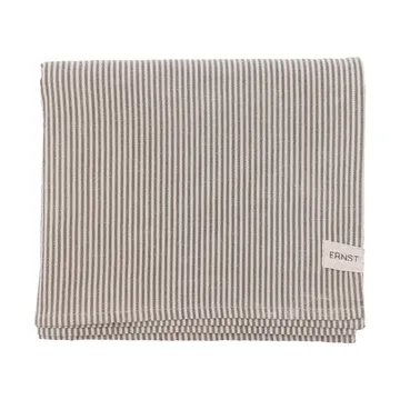 Ernst tafelkleed smalle strepen 145x300 cm - Groen-beige - ERNST