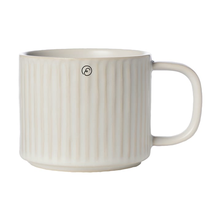 Ernst theekop geribbeld 36 cl - Naturel wit - ERNST
