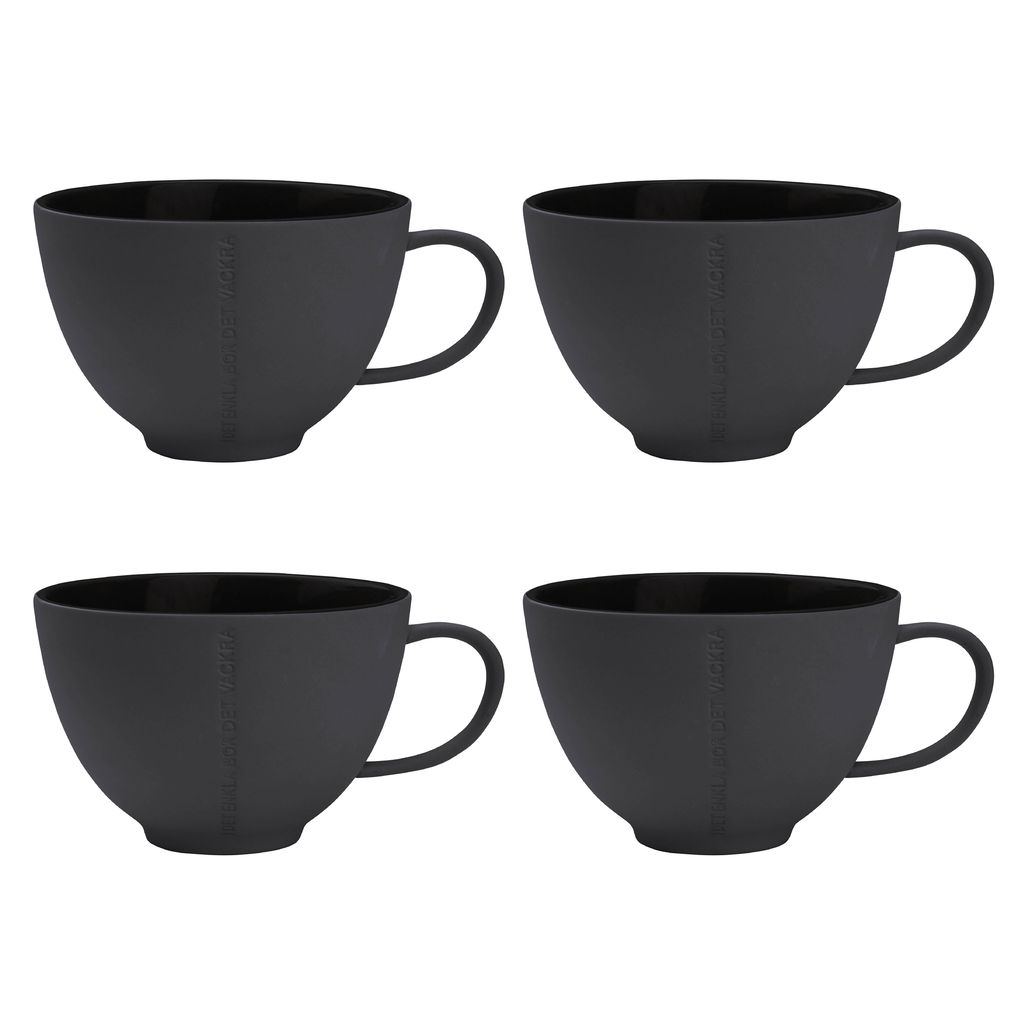 Ernst theekop met citaat 4pack van ERNST NordicNest.nl