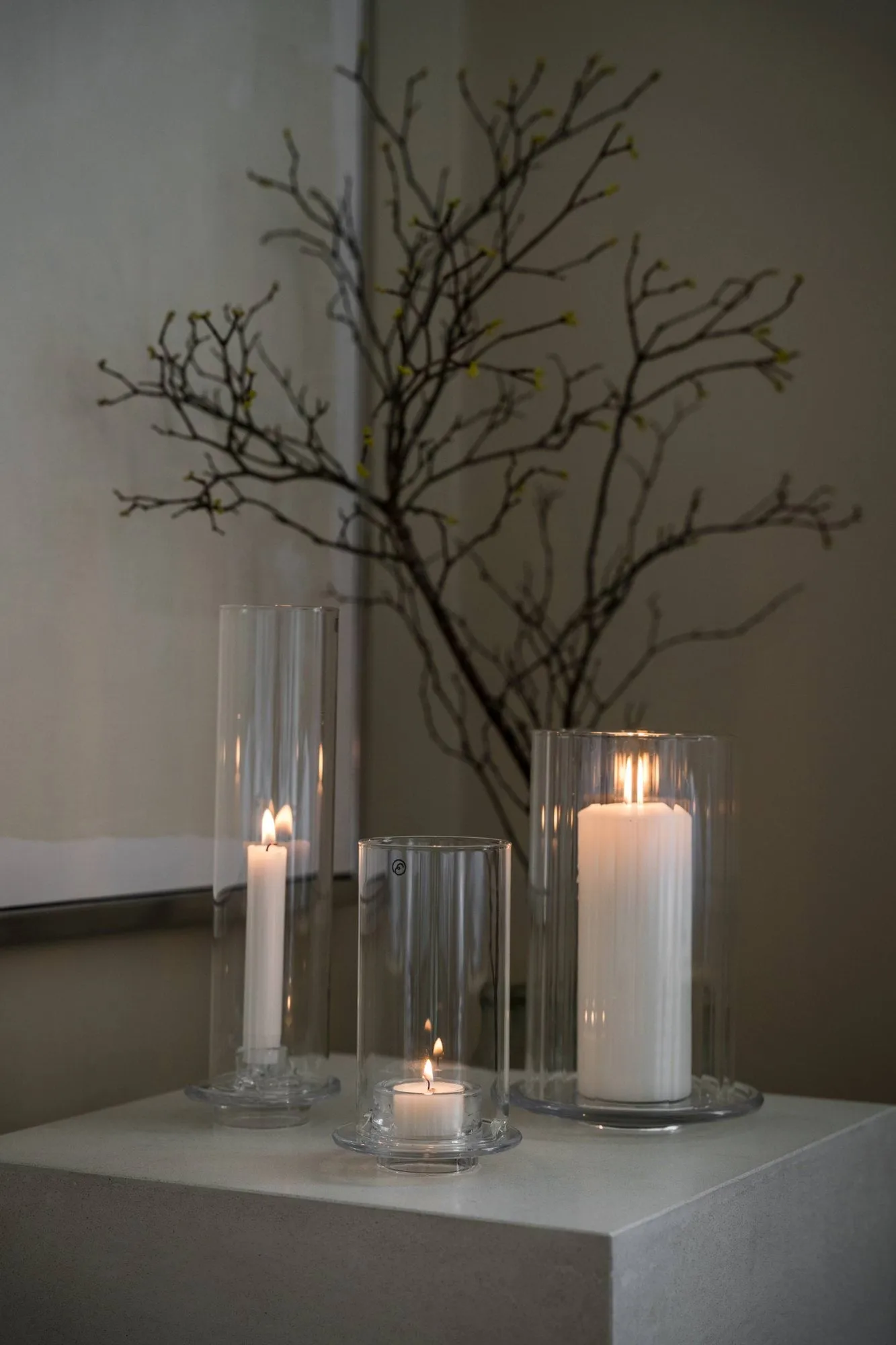 Ernst theelichthouder, Glas, Ø9x15 cm ERNST