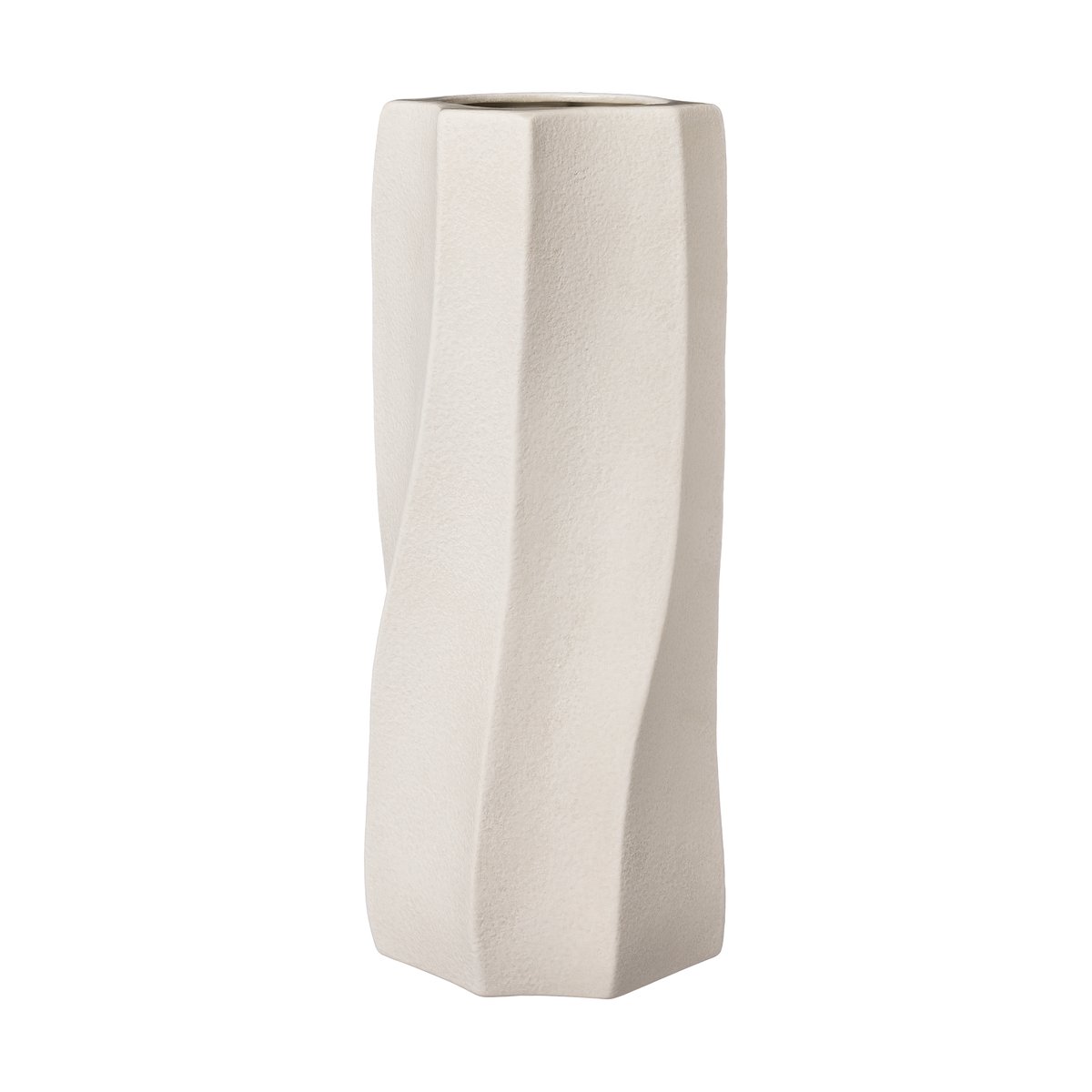 Ernst vaas aardewerk o13x31 cm Natuurwit | Scandinavisch Interieur | Vazen | Beige