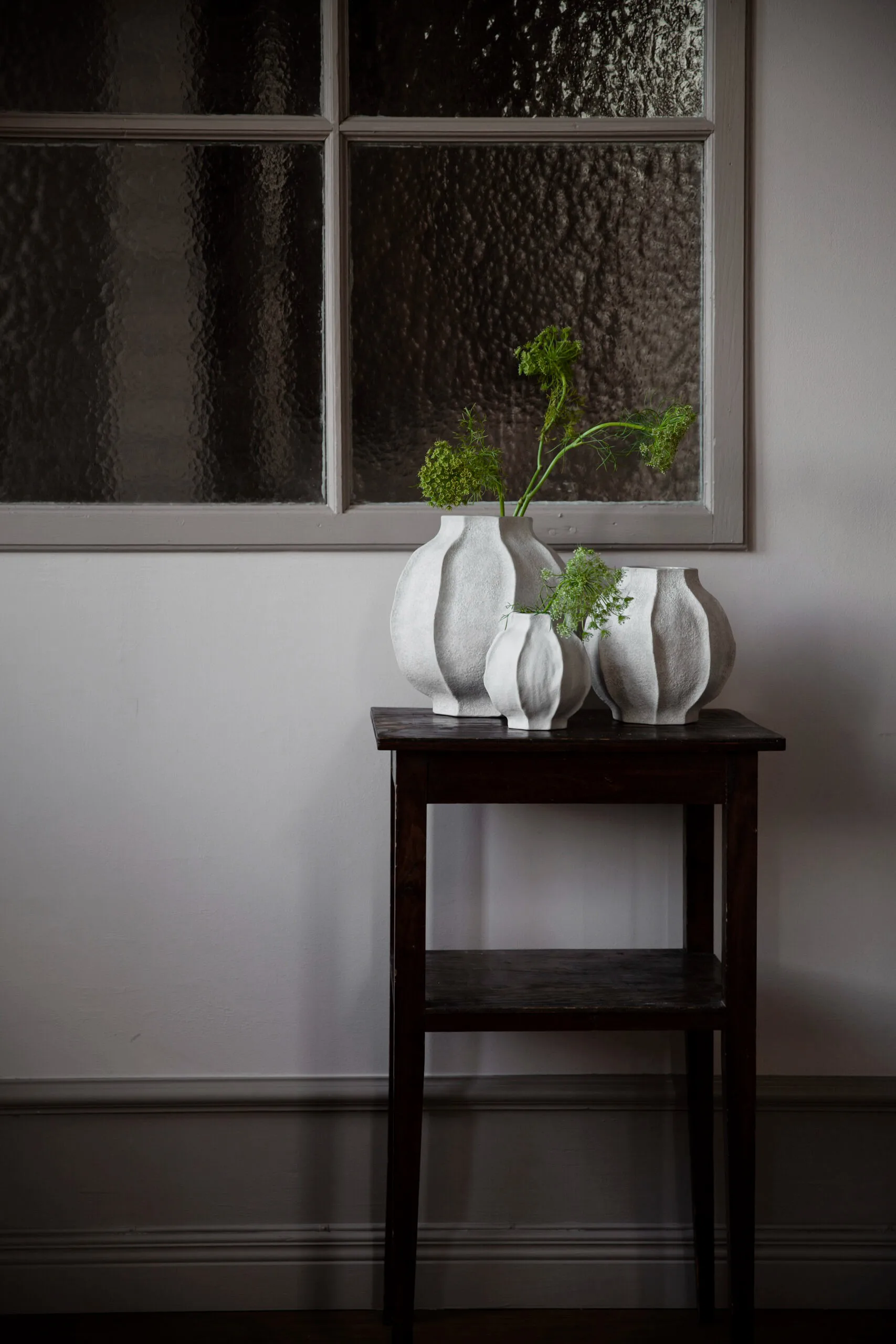 Ernst vaas gedeukte rand, H18 cm Ø18 cm ERNST