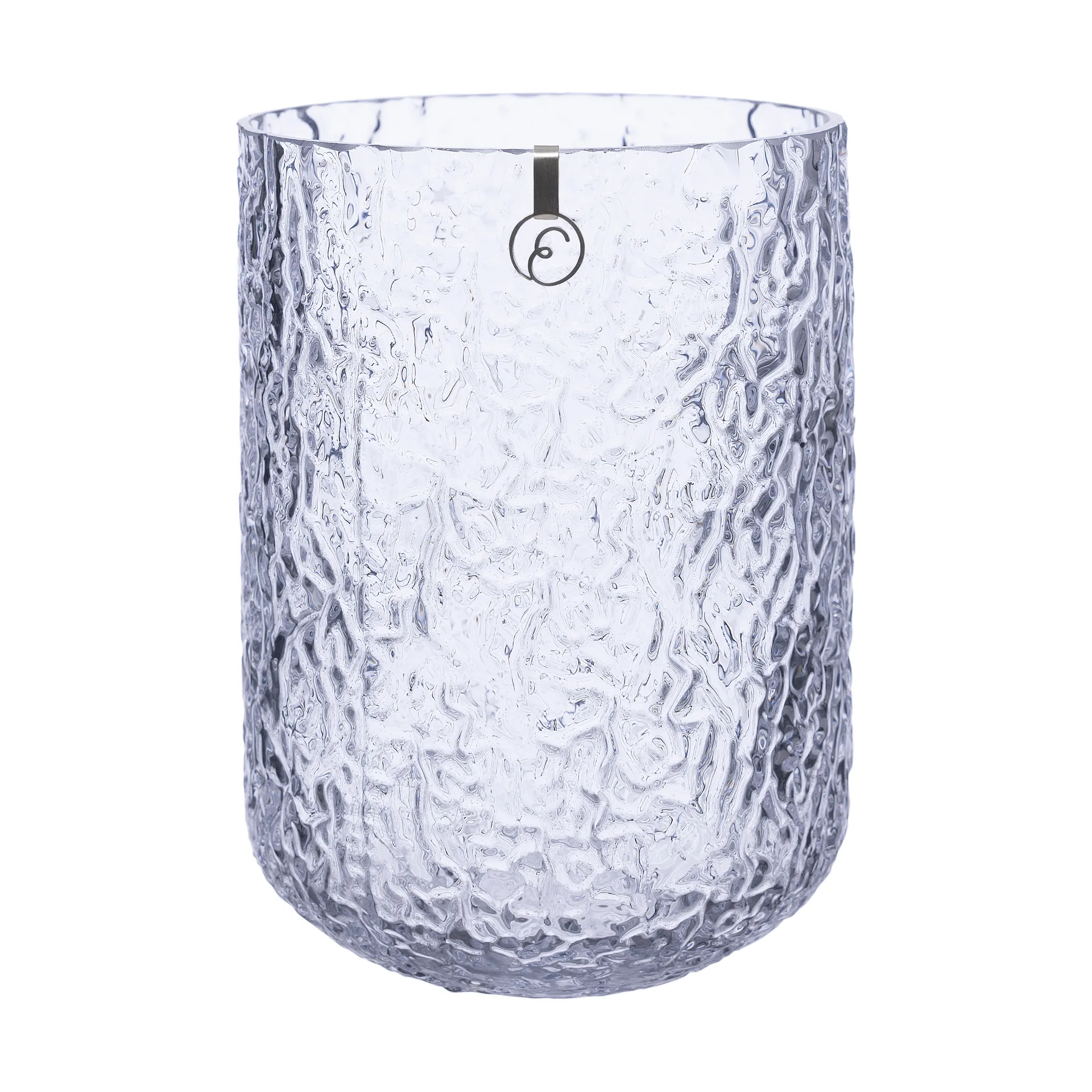 Ernst vaas met patroon 18 cm, Helder ERNST