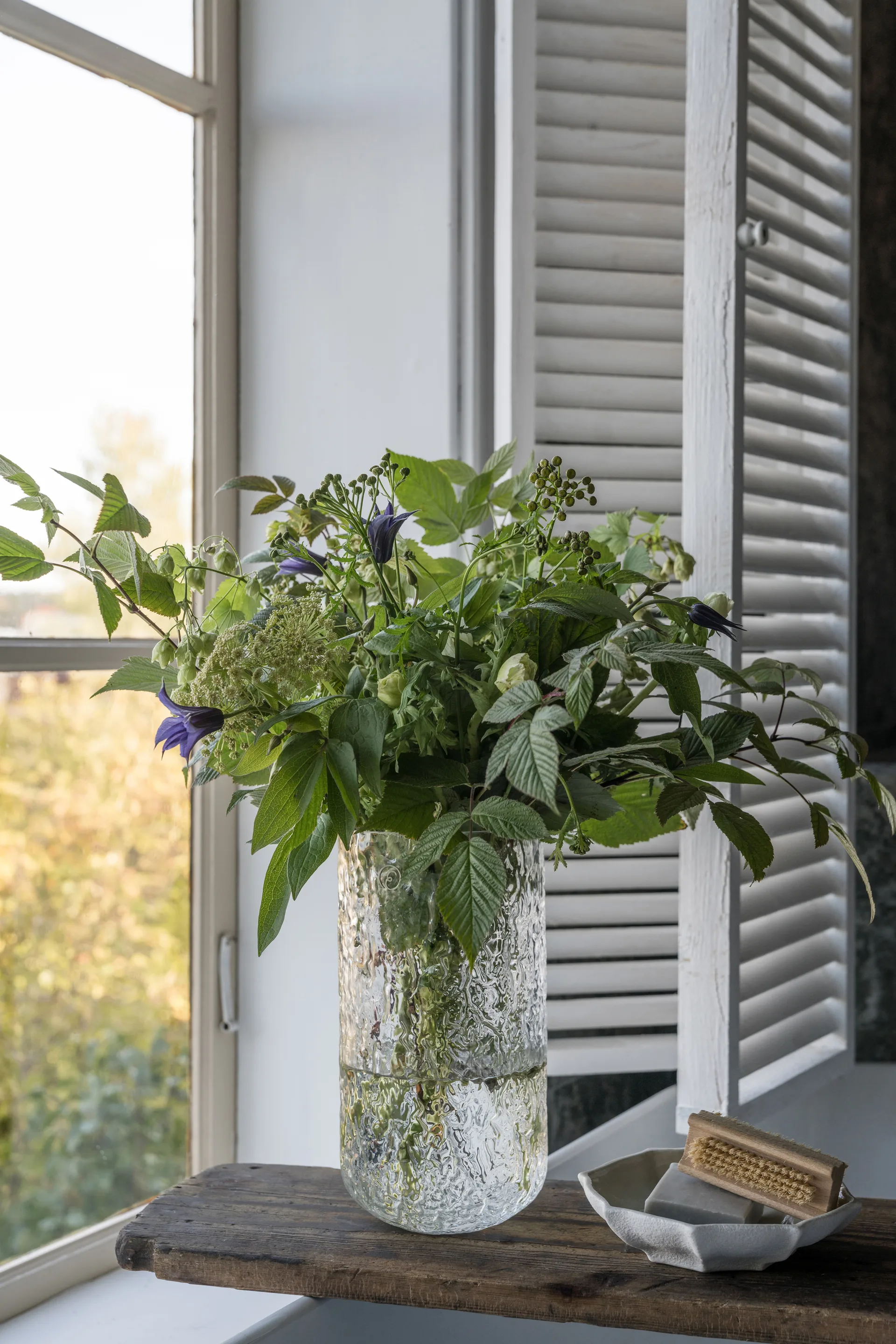 Ernst vaas met patroon 25 cm, Helder ERNST