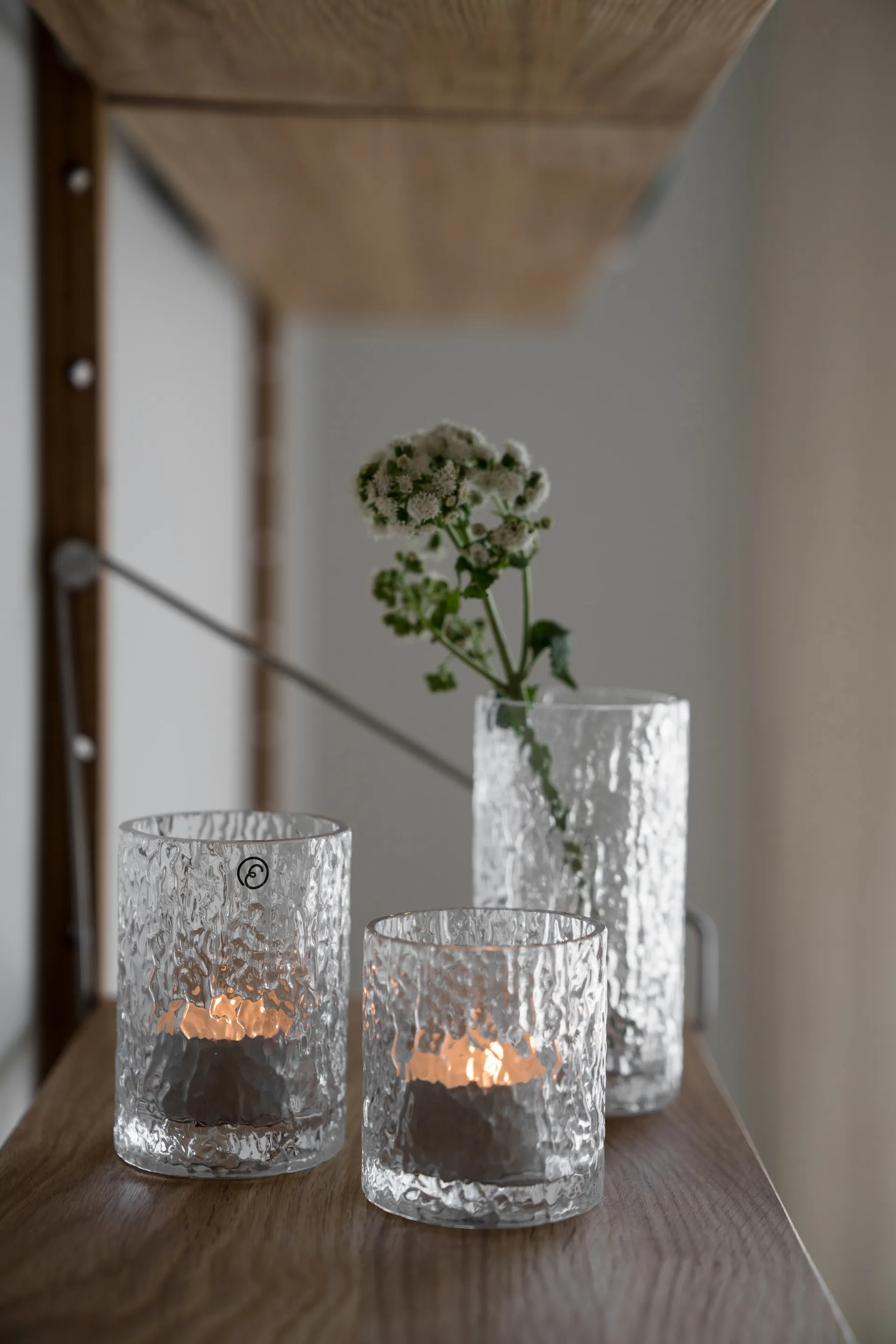 Ernst vaas/kaarsenhouder gemêleerd, Ø5,3x8,5 cm ERNST