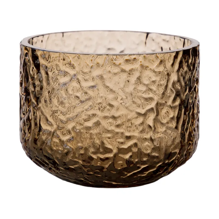 Ernst vaas/lantaarn met patroon - Amber, Ø8x6 cm - ERNST