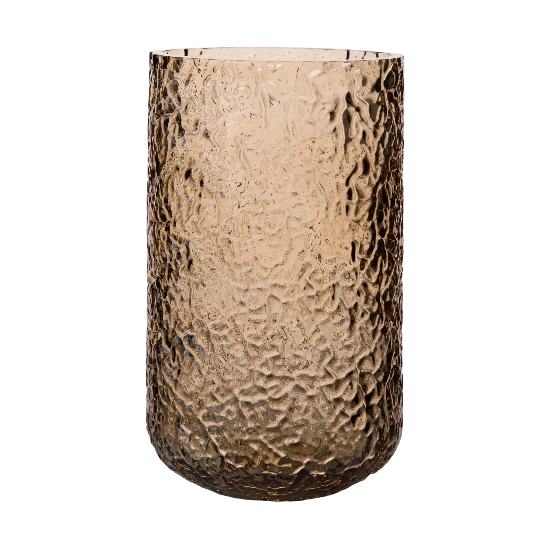 Ernst vaas/lantaarn met patroon, Amber, Ø9x15 cm ERNST