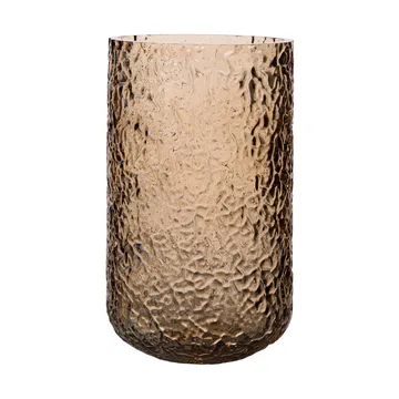 Ernst vaas/lantaarn met patroon - Amber, Ø9x15 cm - ERNST