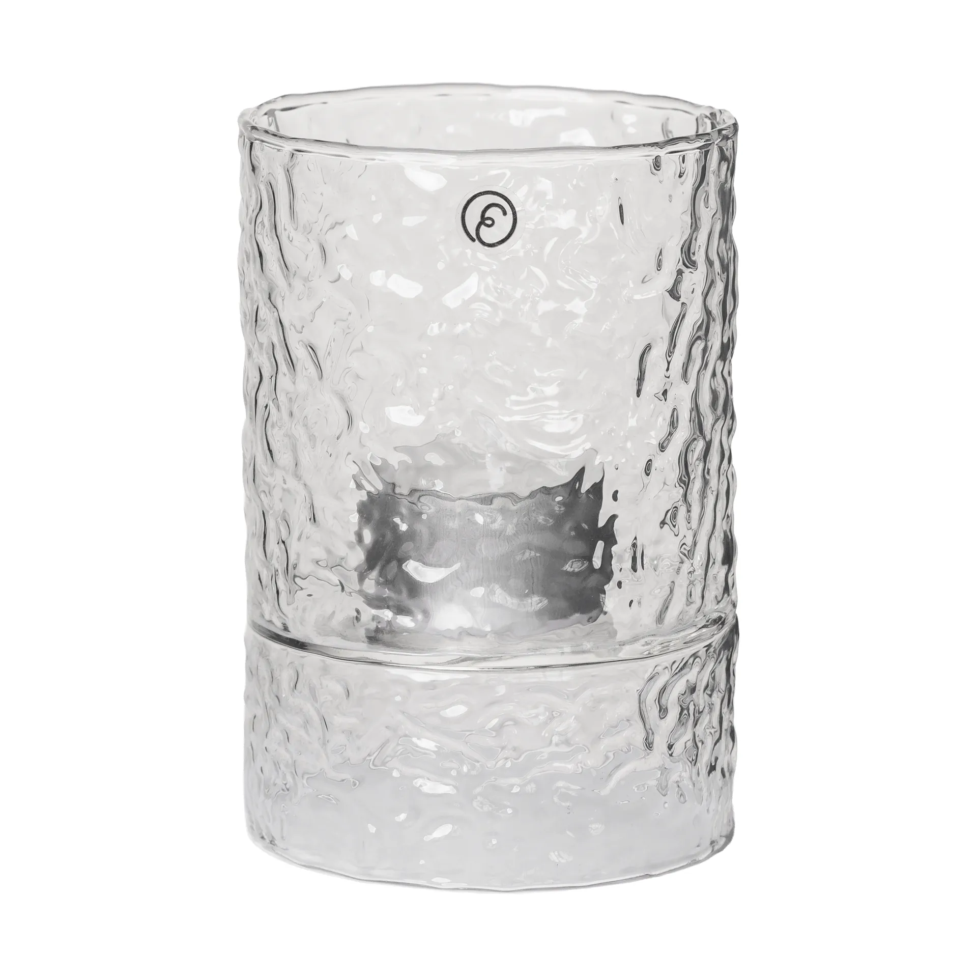 Ernst vaas/waxinelichthouder structuur, Ø7,5x11 cm ERNST