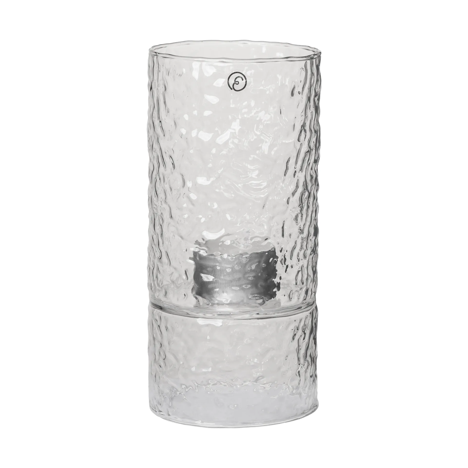 Ernst vaas/waxinelichthouder structuur, Ø7,5x16 cm ERNST
