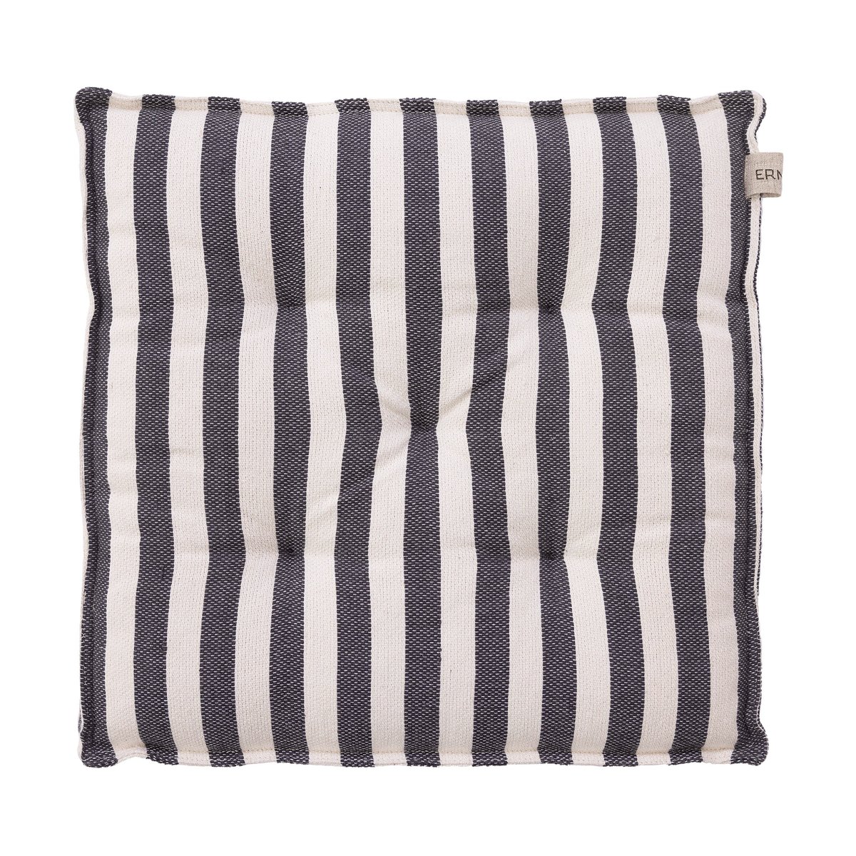 Ernst zitkussen 45x45 cm Natuur-donkergrijs | Scandinavisch Interieur | Stoelkussens | Wit