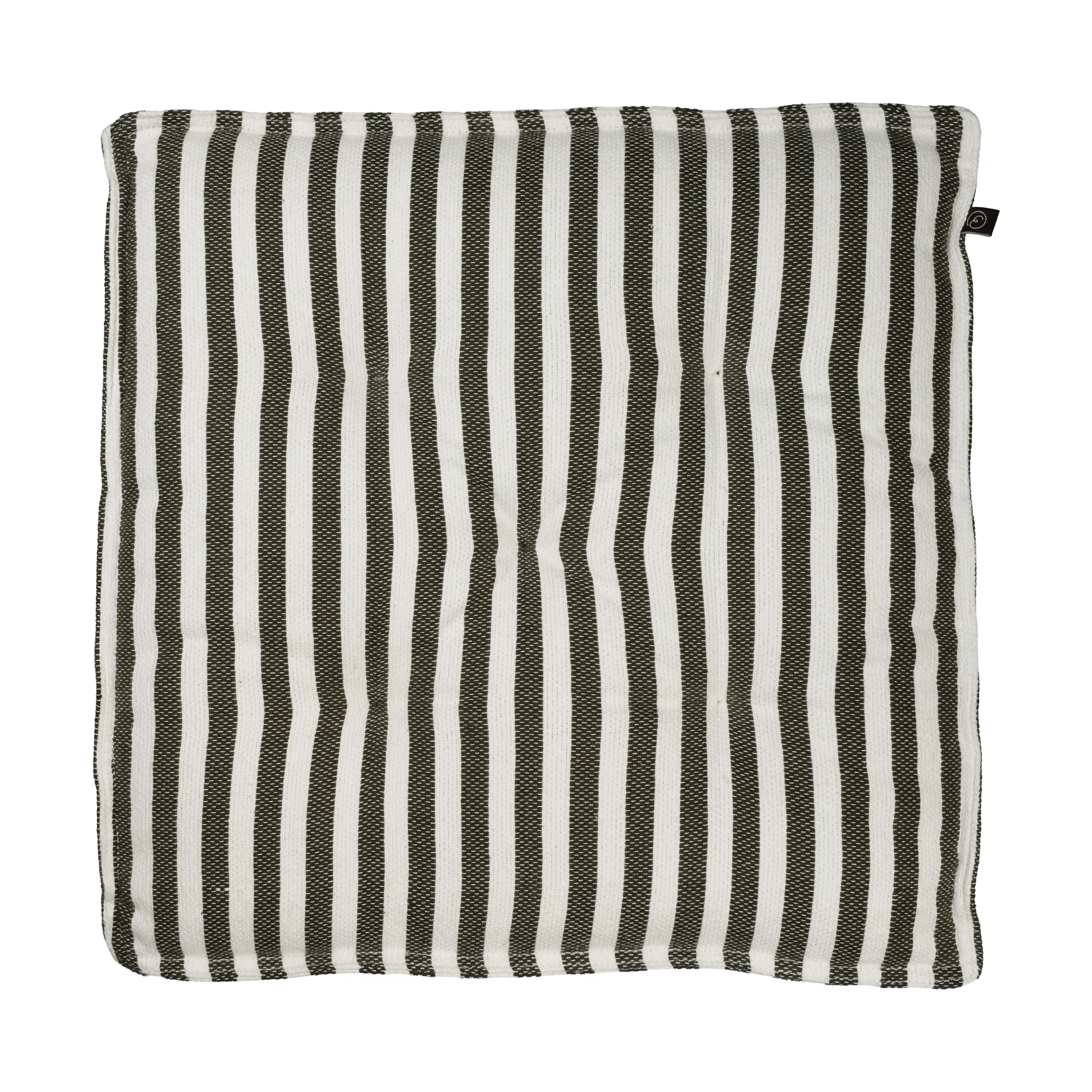 Ernst zitkussen 45x45 cm, Saliegroen-wit ERNST