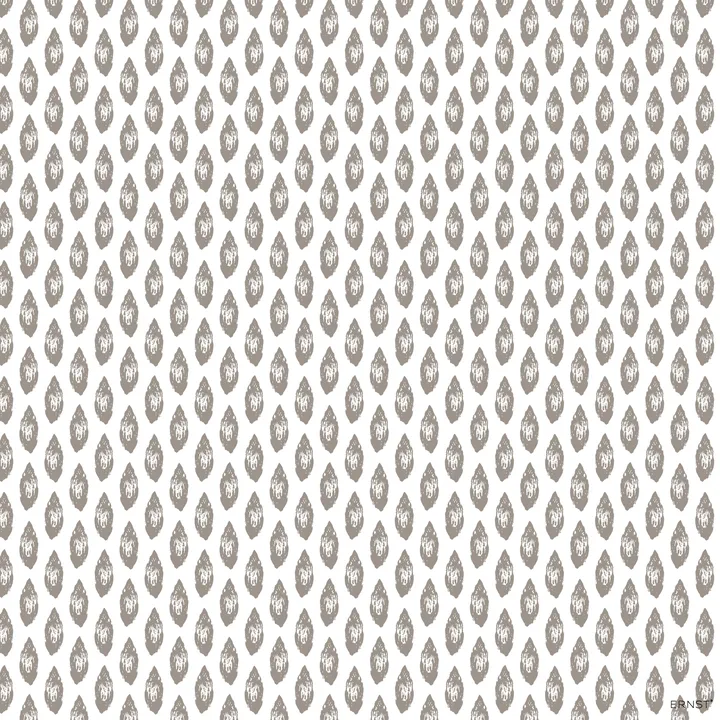 Mandel servet 33x33 cm - Wit-grijs - ERNST