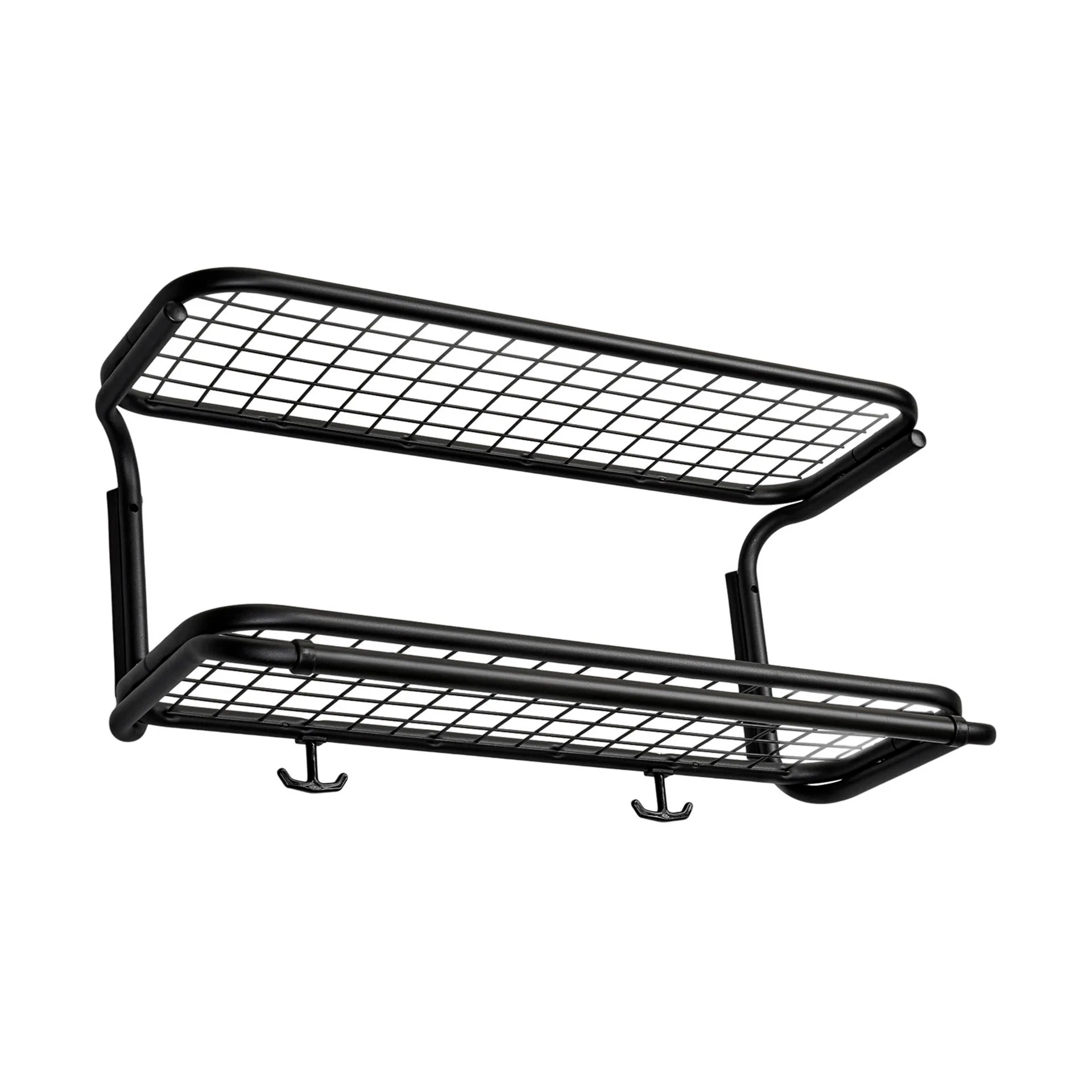 Classic 650 hoedenplank, zwart/zwart, 2 niveaus, 60 cm Essem Design