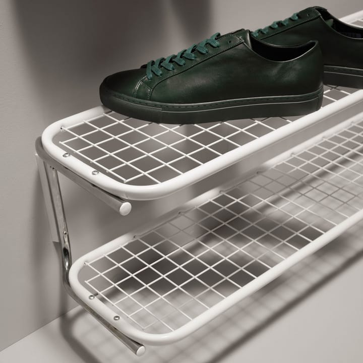 Classic 650 schoenenrek - wit/chroom, 2 niveaus, 50 cm - Essem Design