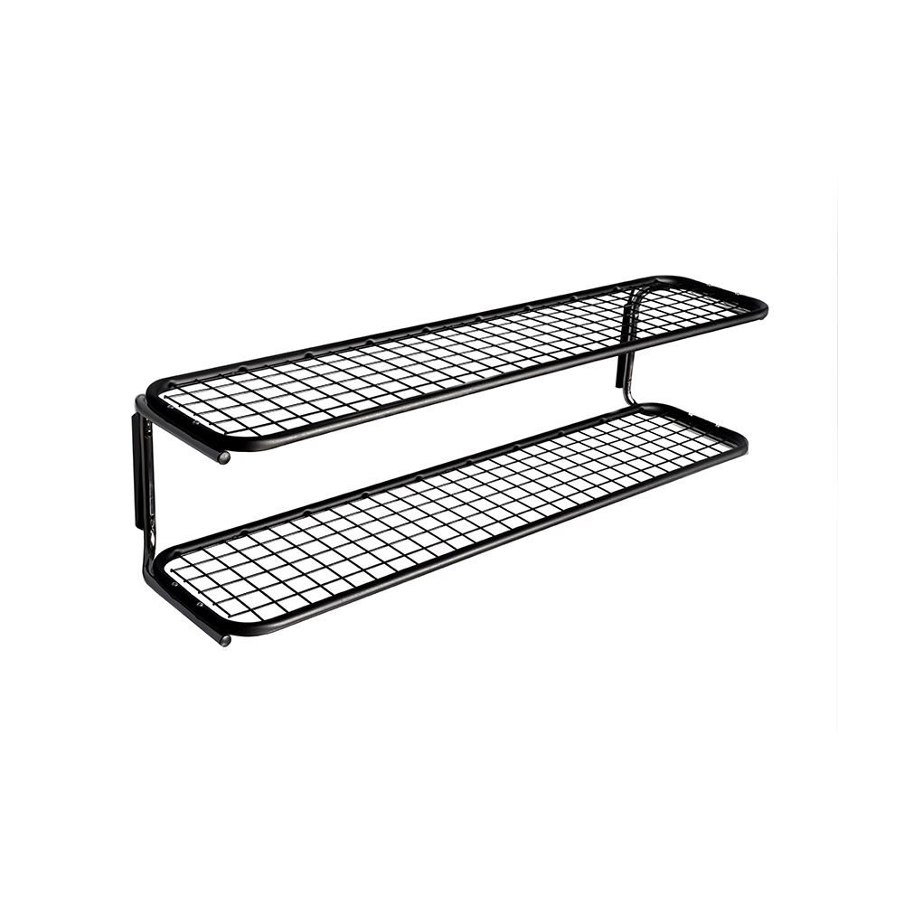 Essem Design Classic 650 schoenenrek zwart/chroom, 2 niveaus, 120 cm