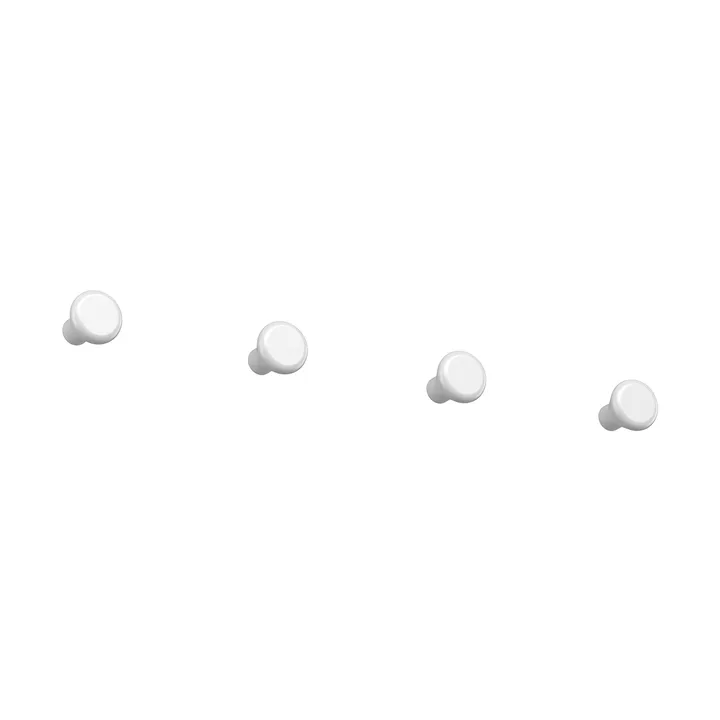 Classic haak klein 4-pack - Wit - Essem Design