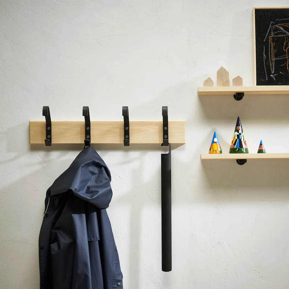 Index schoenlepel, zwart structuur Essem Design