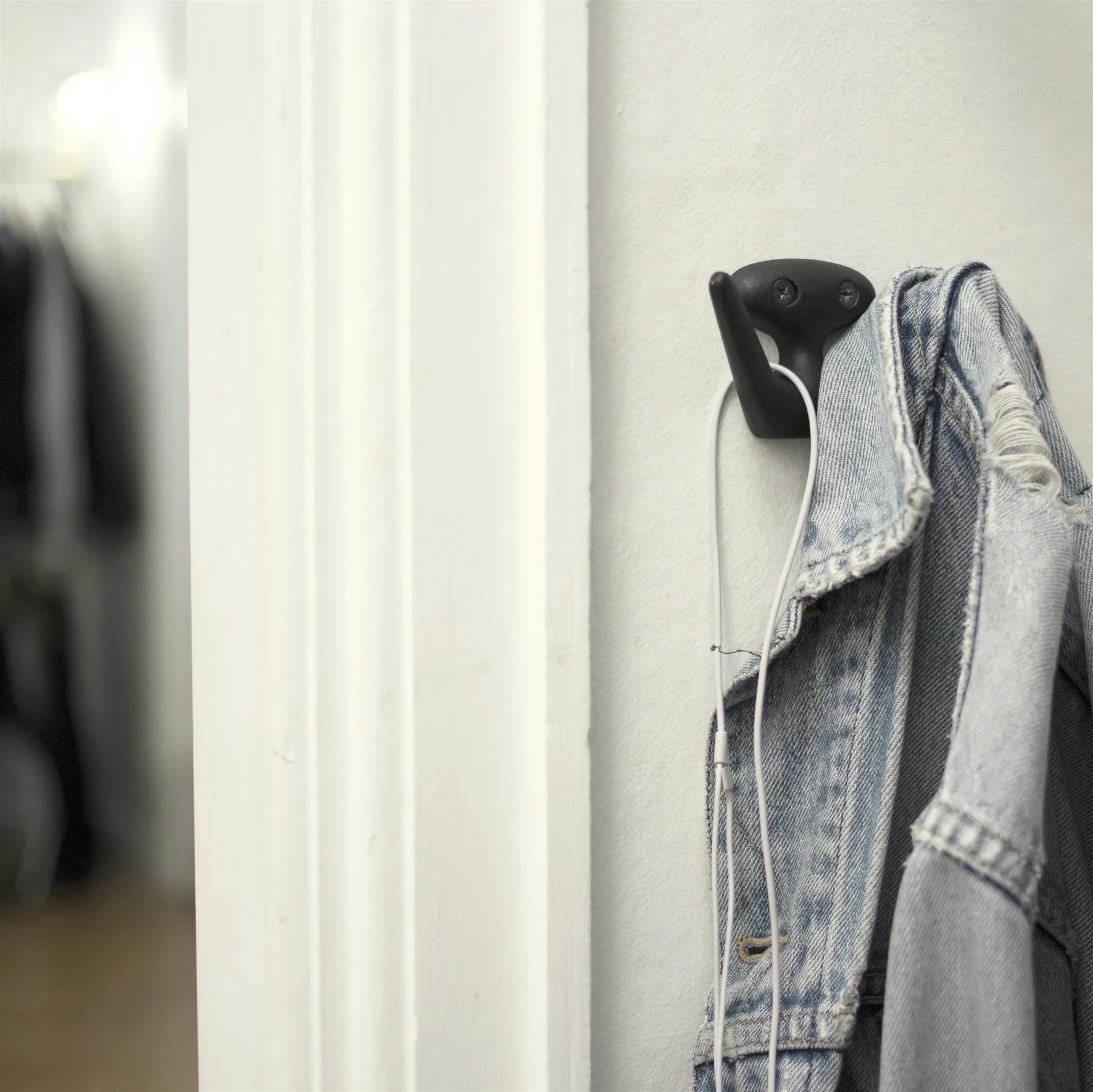 Mama haak, zwart - structuur Essem Design