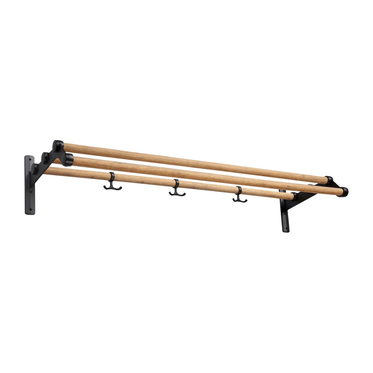 Essem Design Nostalgi 291 hoedenplank 100 cm Bamboe-zwart