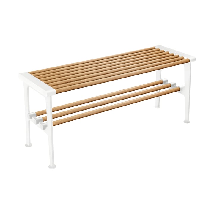 Nostalgi bank 100 cm - Eik-wit - Essem Design