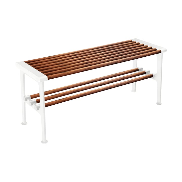 Nostalgi bank 100 cm - Walnoot-wit - Essem Design