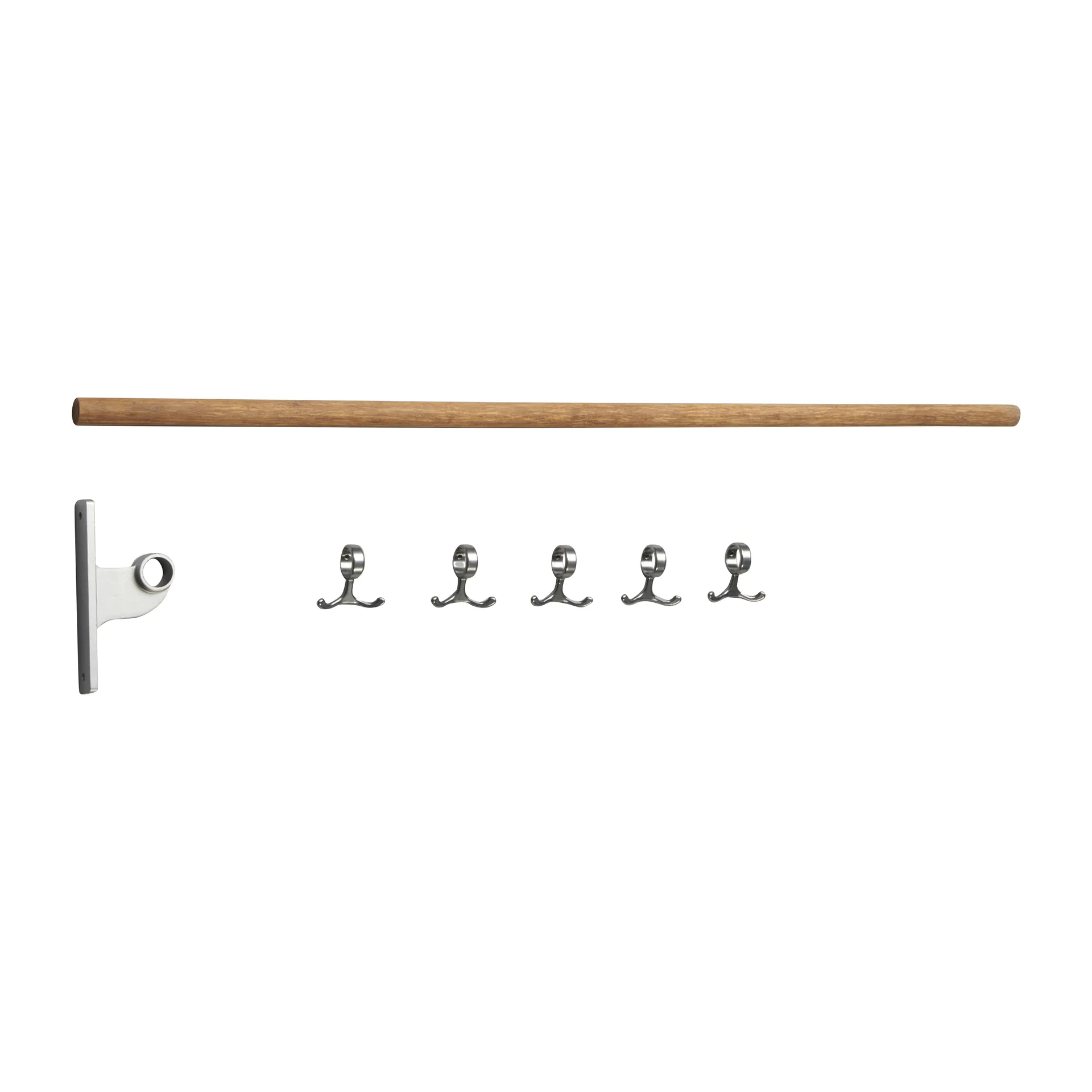 Nostalgi extra onderdeel kapstok, Bamboe-aluminium Essem Design