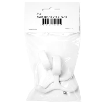 Nostalgi haak 2-pack - wit - Essem Design