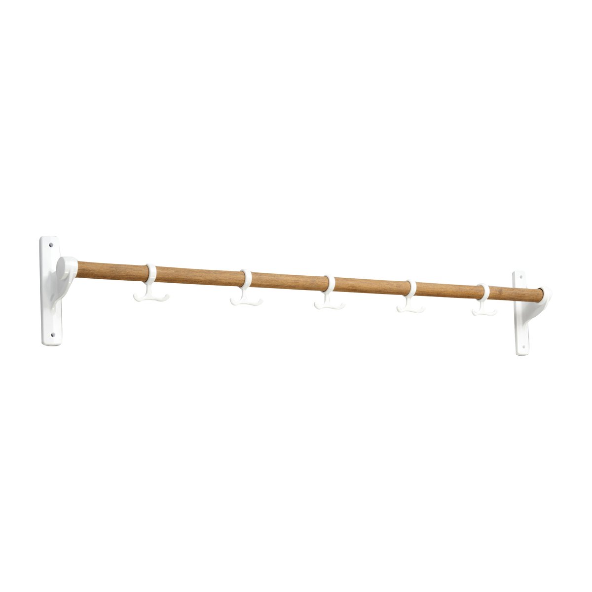 Essem Design Nostalgi kapstok 100 cm Bamboe-wit | Scandinavisch Interieur | Haken & hangers | Bruin