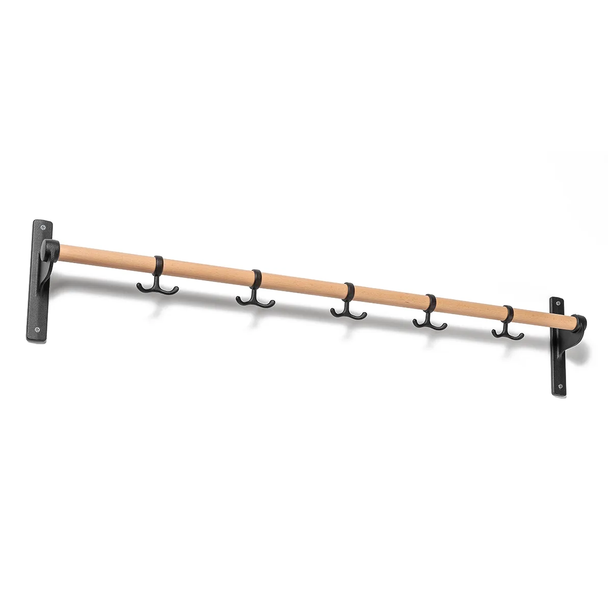 Nostalgi kapstok 100 cm, eiken-zwart Essem Design