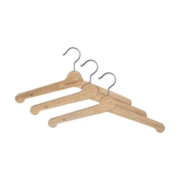Nostalgi kledinghanger 3-pack - Eikenhout - Essem Design