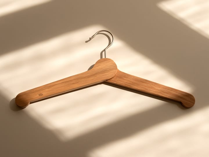 Nostalgi kledinghanger 3-pack, Eikenhout Essem Design