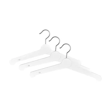 Nostalgi kledinghanger 3-pack - Wit - Essem Design