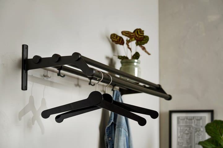 Nostalgi kledinghanger 3-pack, Zwart Essem Design