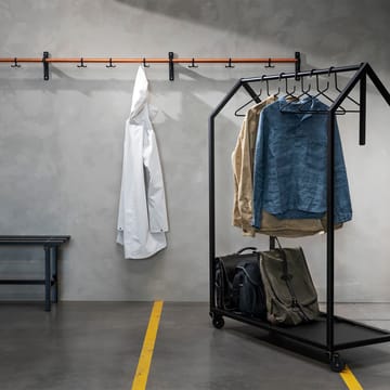 Nostalgi  Wandkapstok - messing, wit frame - Essem Design