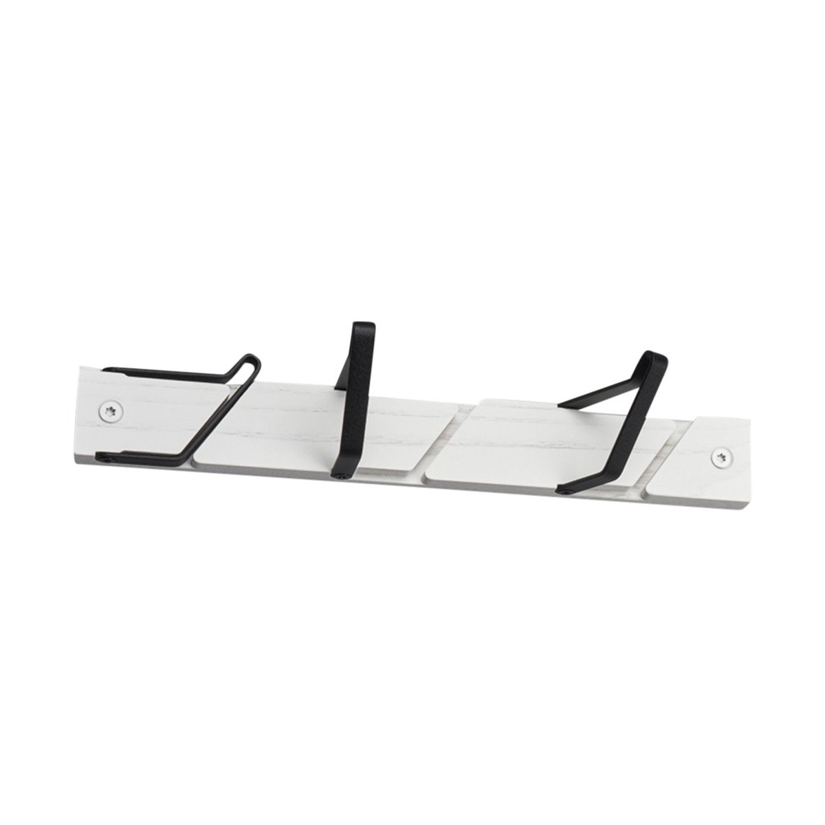 Essem Design Tamburin kapstok 31,5 cm Wit-zwart | Scandinavisch Interieur | Haken & hangers | Wit