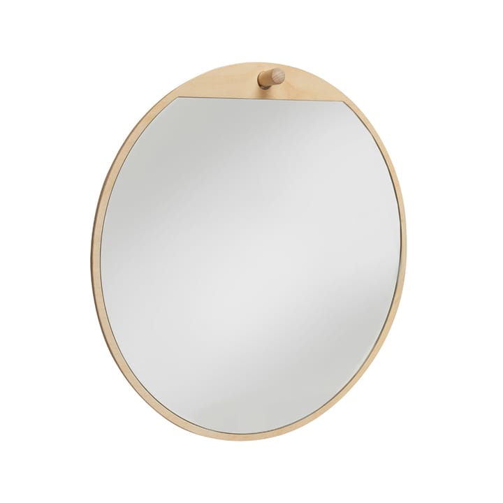Tillbakablick ronde spiegel - berkenhout - Essem Design