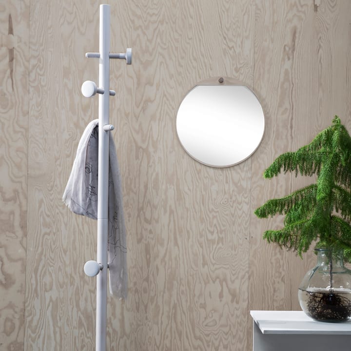 Tillbakablick ronde spiegel, zwart Essem Design