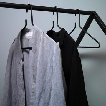 Triangel kledinghanger 3-pack - Zwart - Essem Design