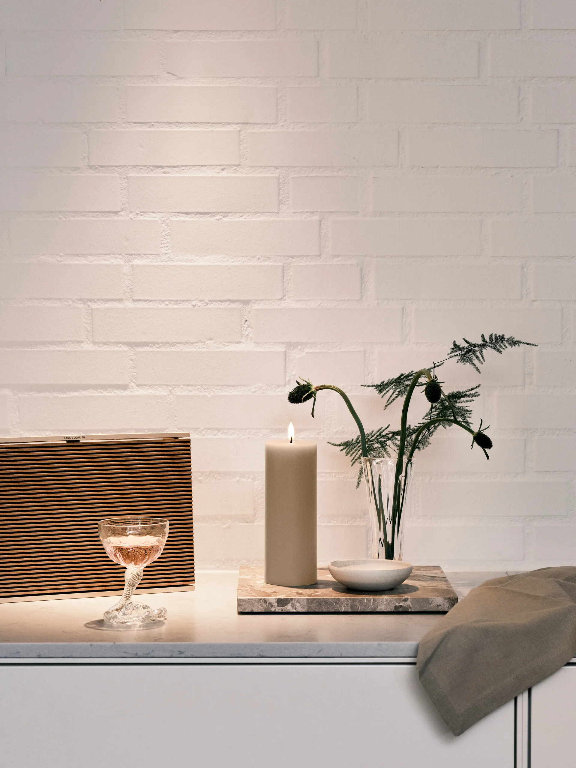 ester & erik blokkaars LED, 22 Linen Grey, 20 cm ester & erik