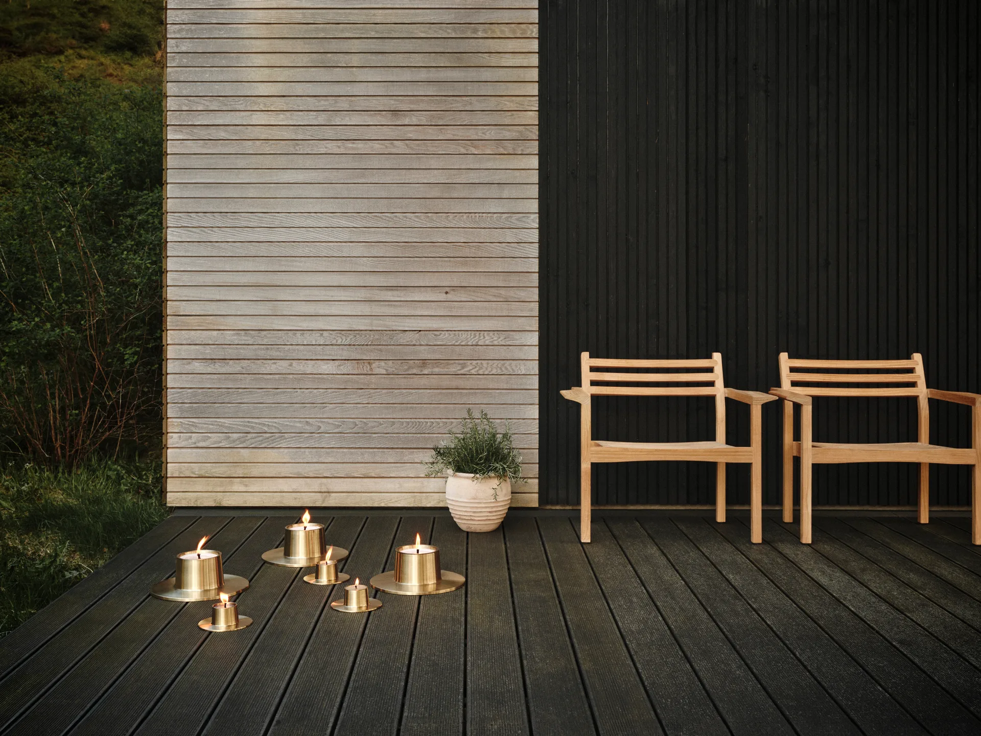 ester & erik buitenkaarsenhouder small Ø16 cm, Gold ester & erik