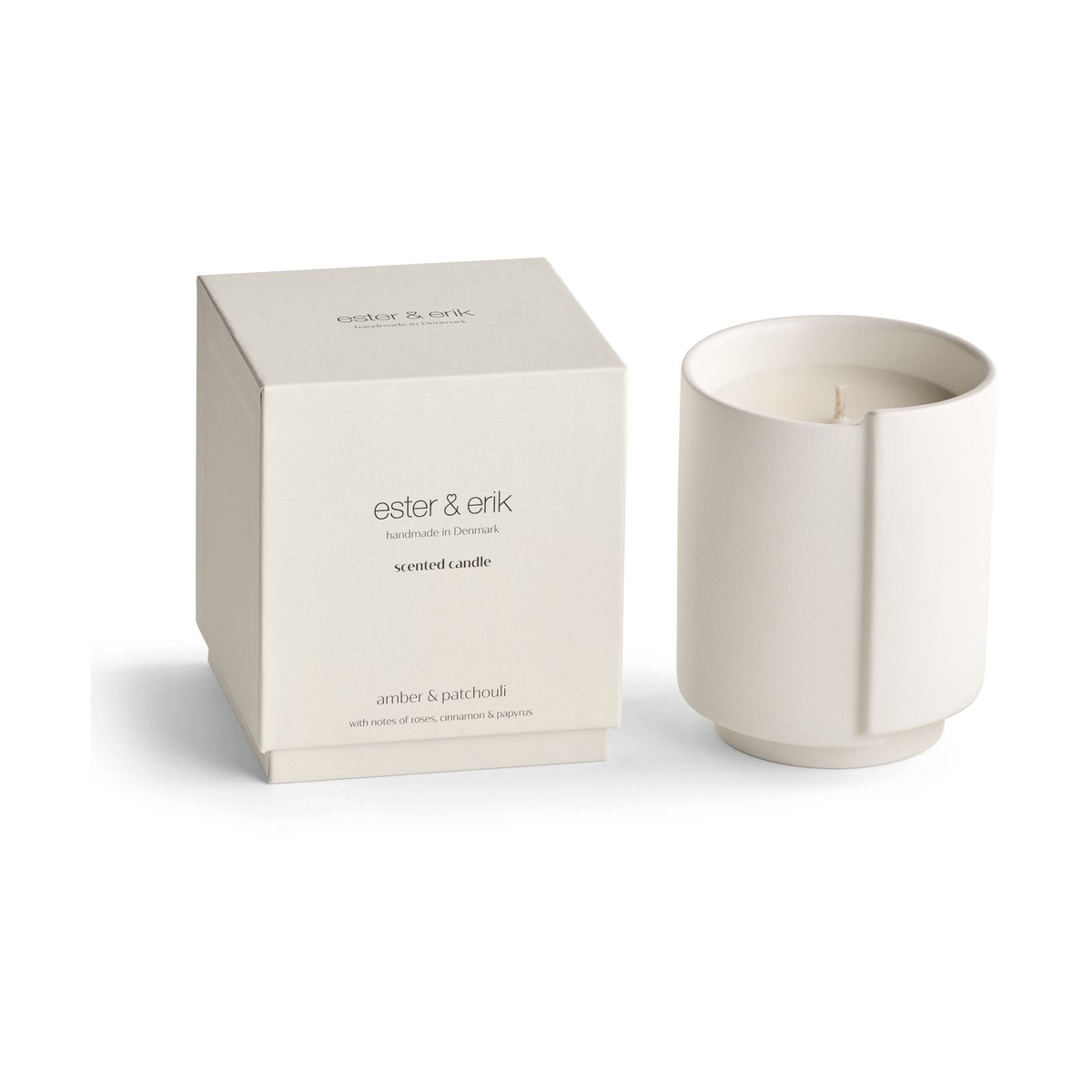 ester & erik geurkaarsen Amber & patchouli | Scandinavisch Interieur | Geurkaarsen & aroma diffusers | Wit