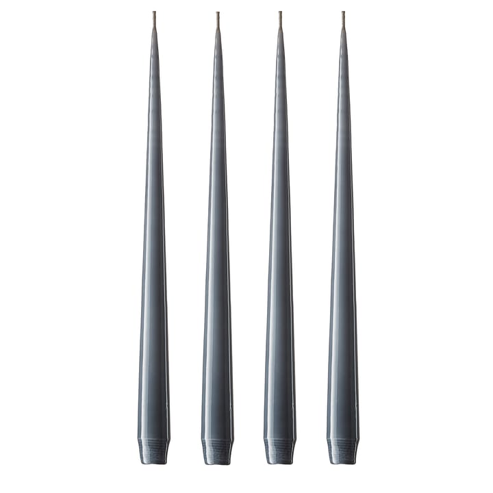 ester & erik kaars 32 cm 4-pack dark slate - Gelakt - Ester & erik