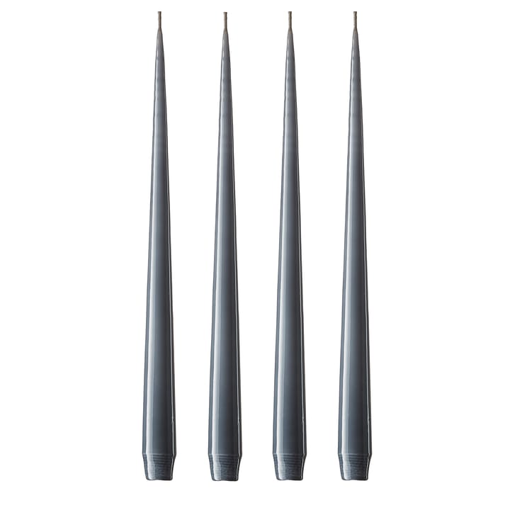 ester & erik kaars 32 cm 4-pack dark slate - Gelakt - ester & erik