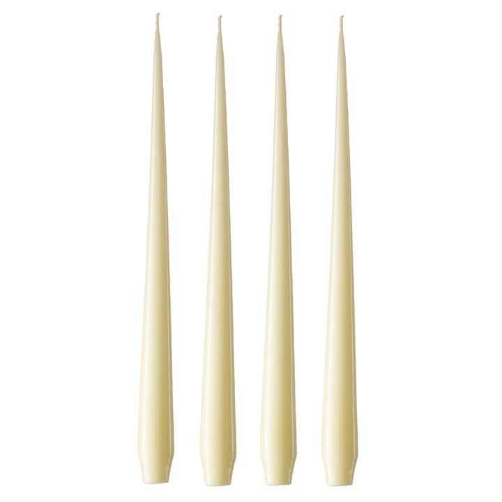 ester & erik kaars 32 cm 4-pack gelakt - Buttermilk 17-0 - ester & erik