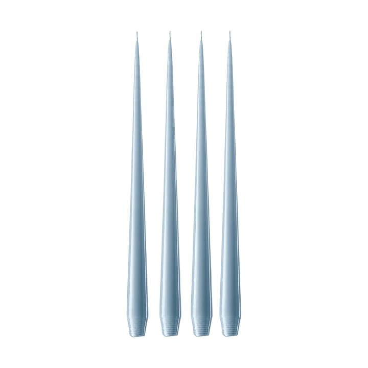 ester & erik kaars 32 cm 4-pack gelakt - Dusty blue 83 - Ester & erik