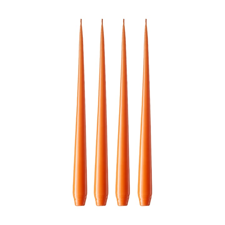 ester & erik kaars 32 cm 4-pack gelakt - Mild orange 16 - ester & erik