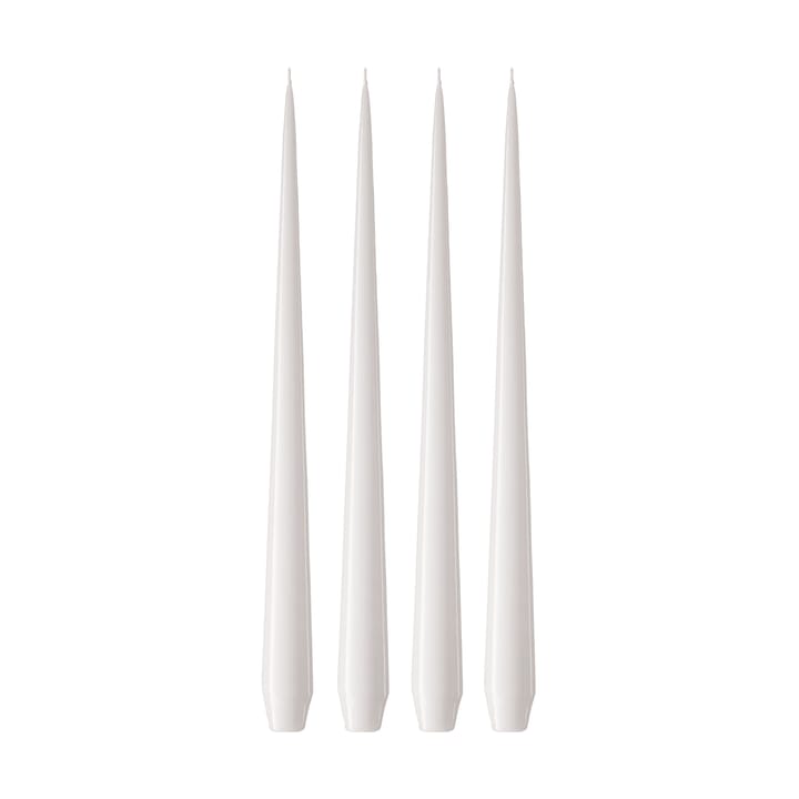 ester & erik kaars 32 cm 4-pack gelakt - White ash 21 - ester & erik