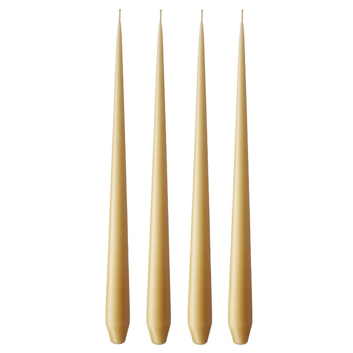 ester & erik kaars 32 cm 4-pack mat - Beige 14/2 - Ester & erik